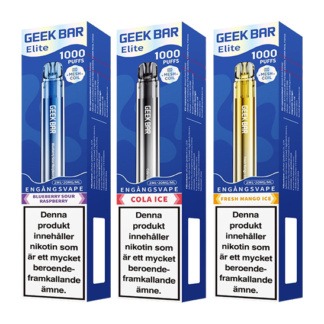 GEEK BAR Elit 1000 Vintermix 3 pack