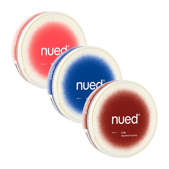 NUED Mix 3 pack Strawberry Cola Mint