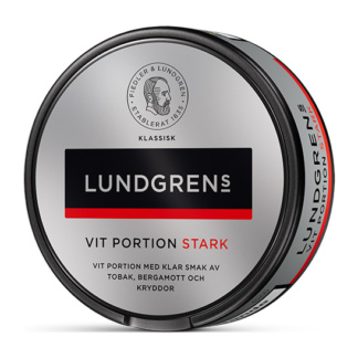 Lundgrens Klassisk Vit Portion Stark