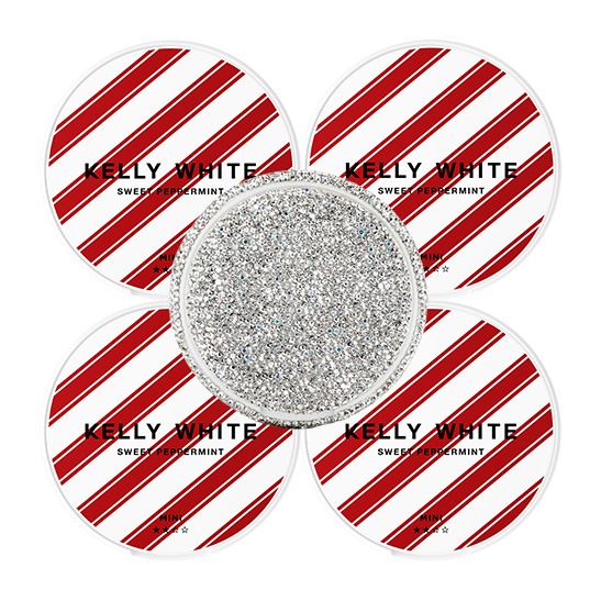 KELLY WHITE Mix pack 4 Sweet Peppermint Mini och Sparkling Kelly v2