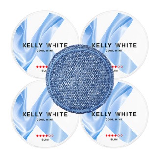 KELLY WHITE Mix pack 4 Cool Mint Slim och Sky Kelly