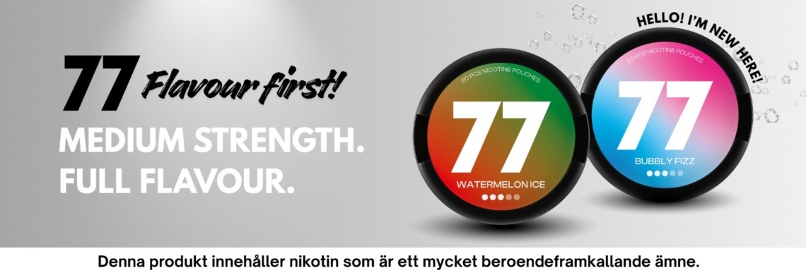 77 Vitt Snus
