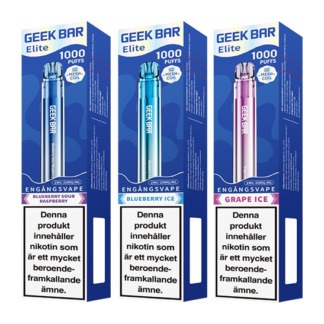 Geek Bar Elite 1000 Berry Bash Mix 3 Pack