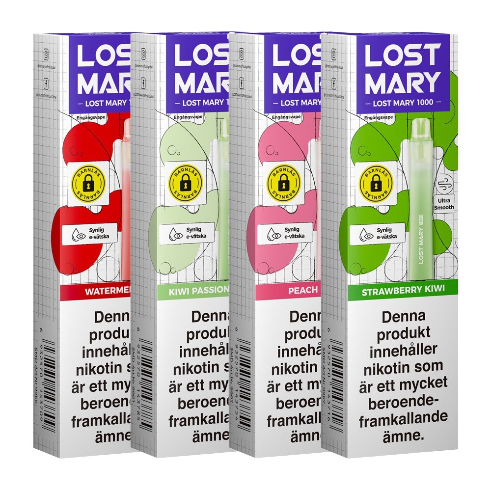 Lost Mary 1000 Fruit Riot Mix 4 pack