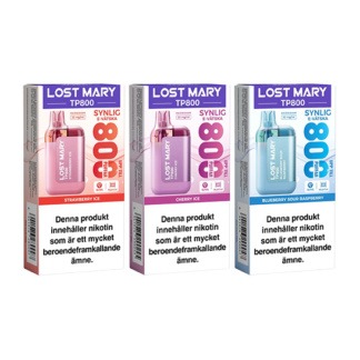 Lost Mary TP800 Berry Bash Mix 3 pack