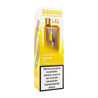 Dripped Fusion Split Pod Banan Ice 14.5mg