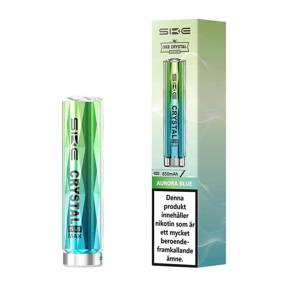 SKE Crystal Max Batteri AURORA BLUE
