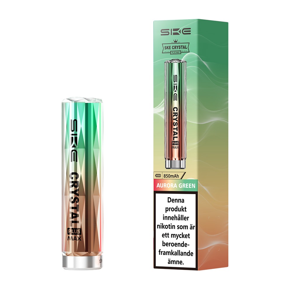 SKE Crystal Max Batteri AURORA GREEN