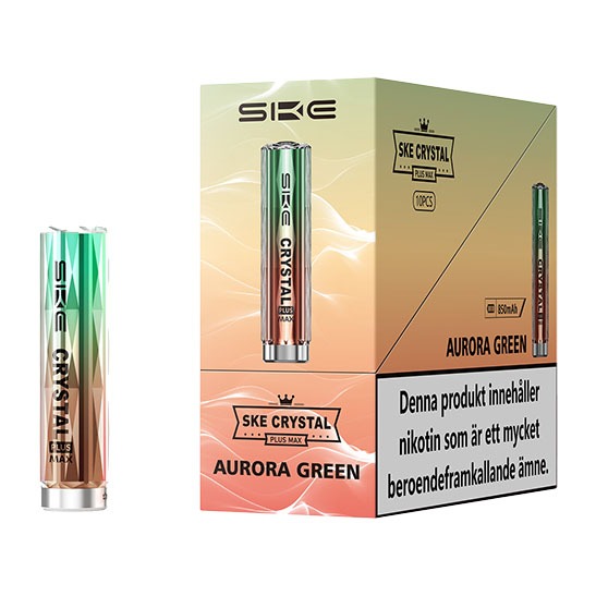 SKE Crystal Max Batteri AURORA GREEN 4
