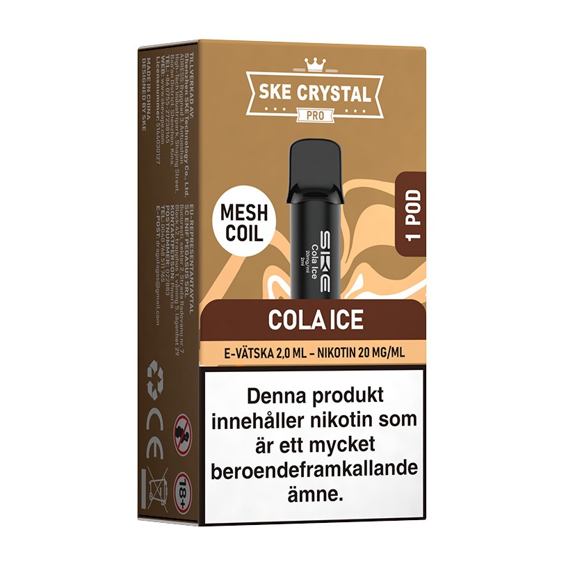 SKE Crystal Pro POD Cola Ice 20mg 2