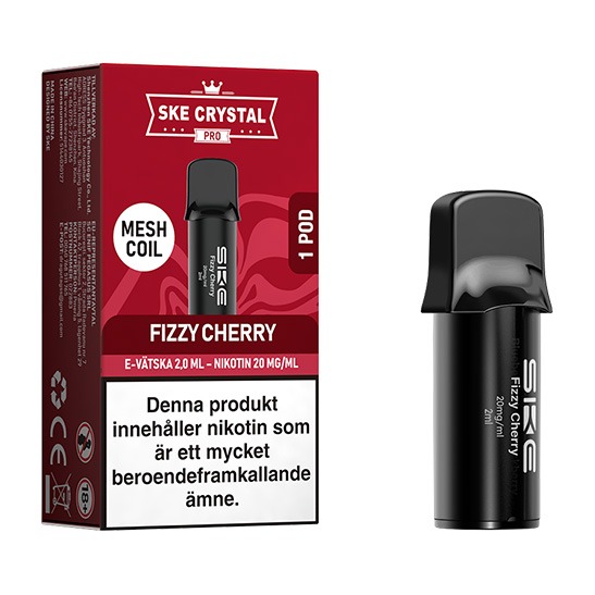 SKE Crystal Pro POD Fizzy Cherry 20mg