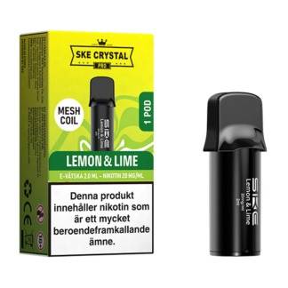 SKE Crystal Pro POD Lemon & Lime 20mg