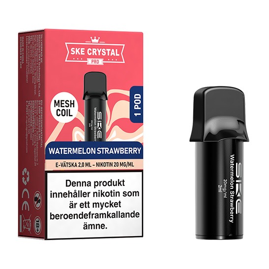 SKE Crystal Pro POD Watermelon Strawberry 20mg