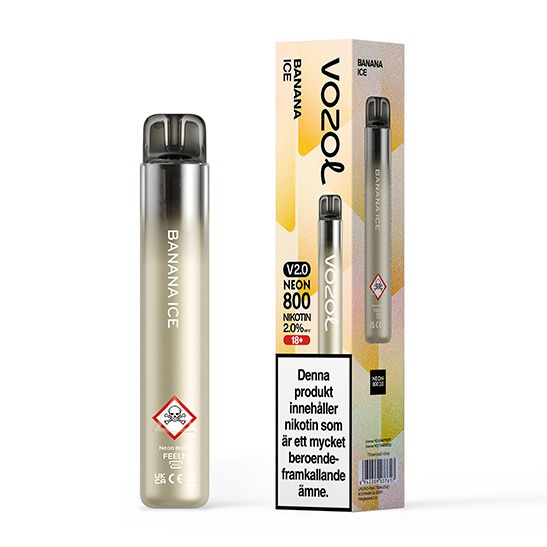 Vozol Neon 800 2.0 Banana Ice