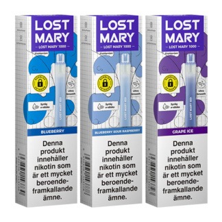 Lost Mary 1000 Berry Bash Mix 3 pack