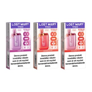 Lost Mary TP800 Triple Select Mix 3 pack
