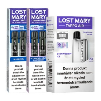 Lost Mary Tappo Berry Bash Mix Start Kit Pro Device + Pod