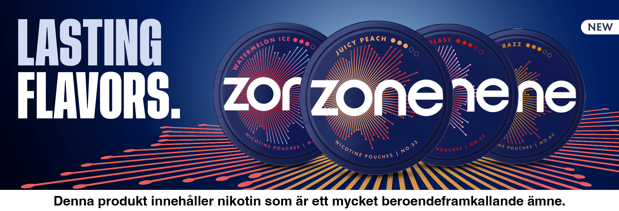 ZONE Vitt Snus Nyheter våren 2026 Top Banner px1024x350