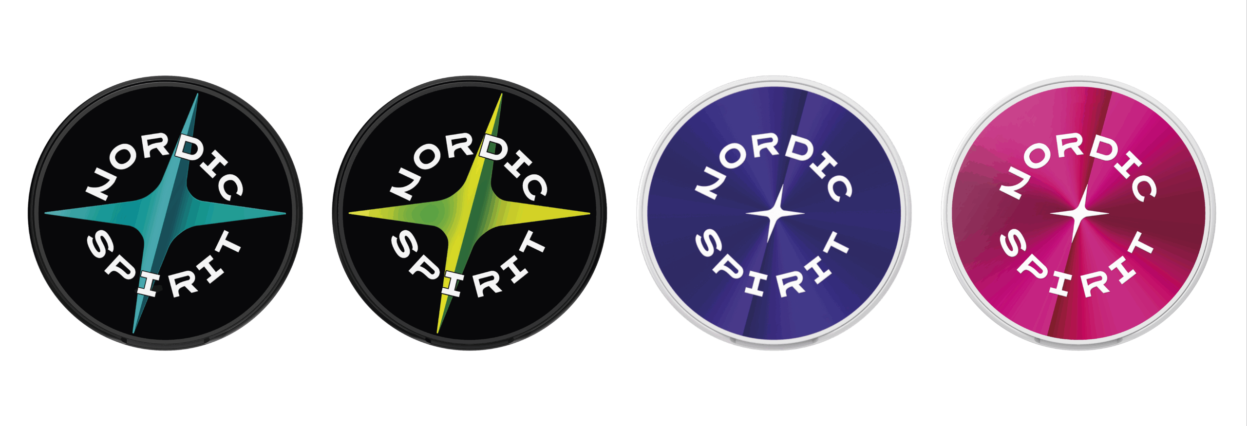 Nordic Spirit dosor med logo inför lanseringen