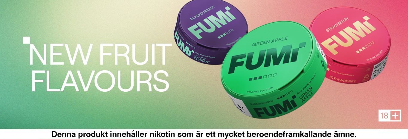 FUMi Vitt Snus Fruktsmaker Top Banner 1024x350