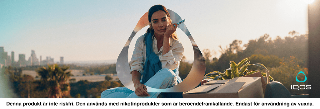 IQOS uppvärmd tobak och nikotin Lifestyle bild