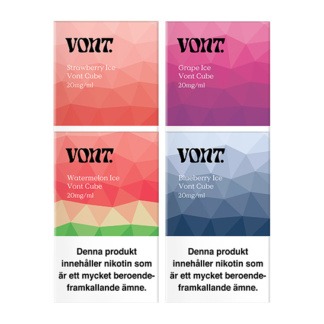 Vont Cube Ice Bär och Frukt Mix 4 pack 20mg