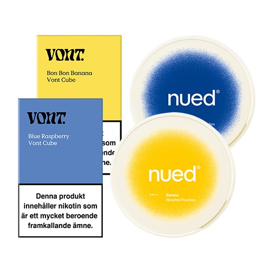 NUED och VONT BlåGul Mix 4 pack