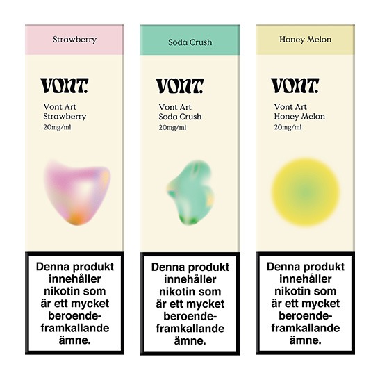 Vont Art Frukt Bär och Soda Mix 3 pack 20mg
