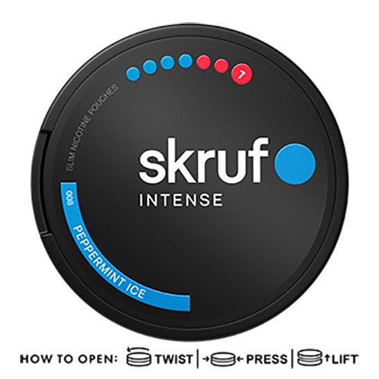 skruf INTENSE No 007 Peppermint Ice Ultra Strong #7 2